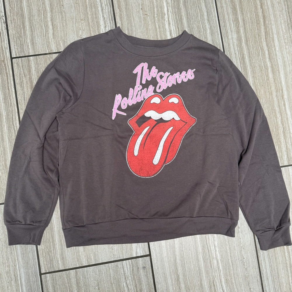 Women’s Rolling Stones Gray Sweatshirt